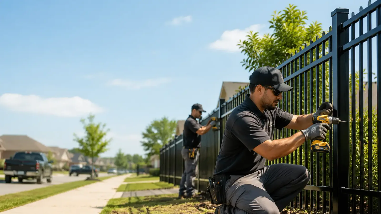 Metal Fence Installation in Brownsville, IN
